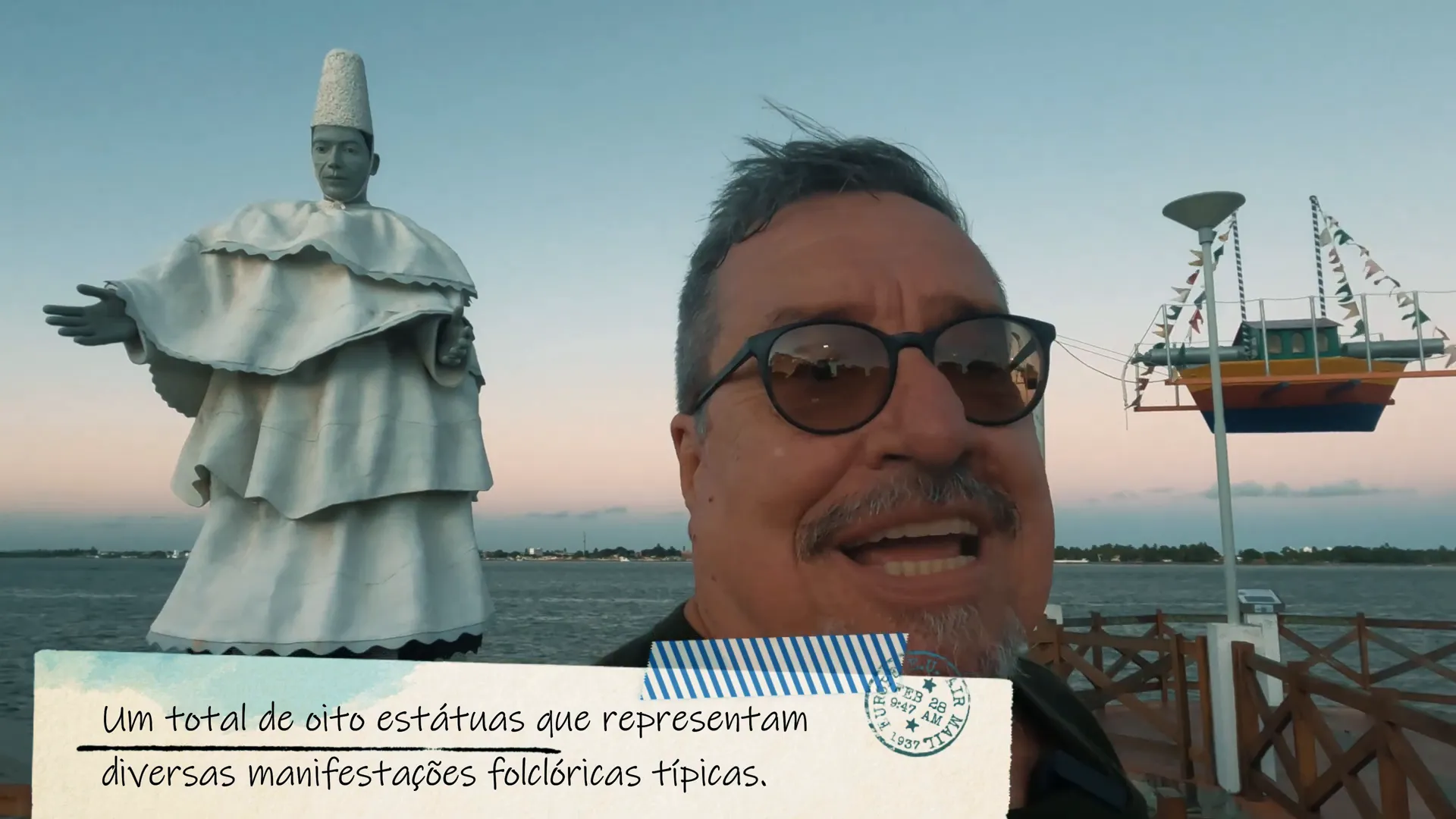 O Melhor de Aracaju: Descubra o Encanto do Largo da Gente Sergipana e do Mercado Municipal 5 Estátuas gigantescas do Largo da Gente Sergipana representando figuras folclóricas