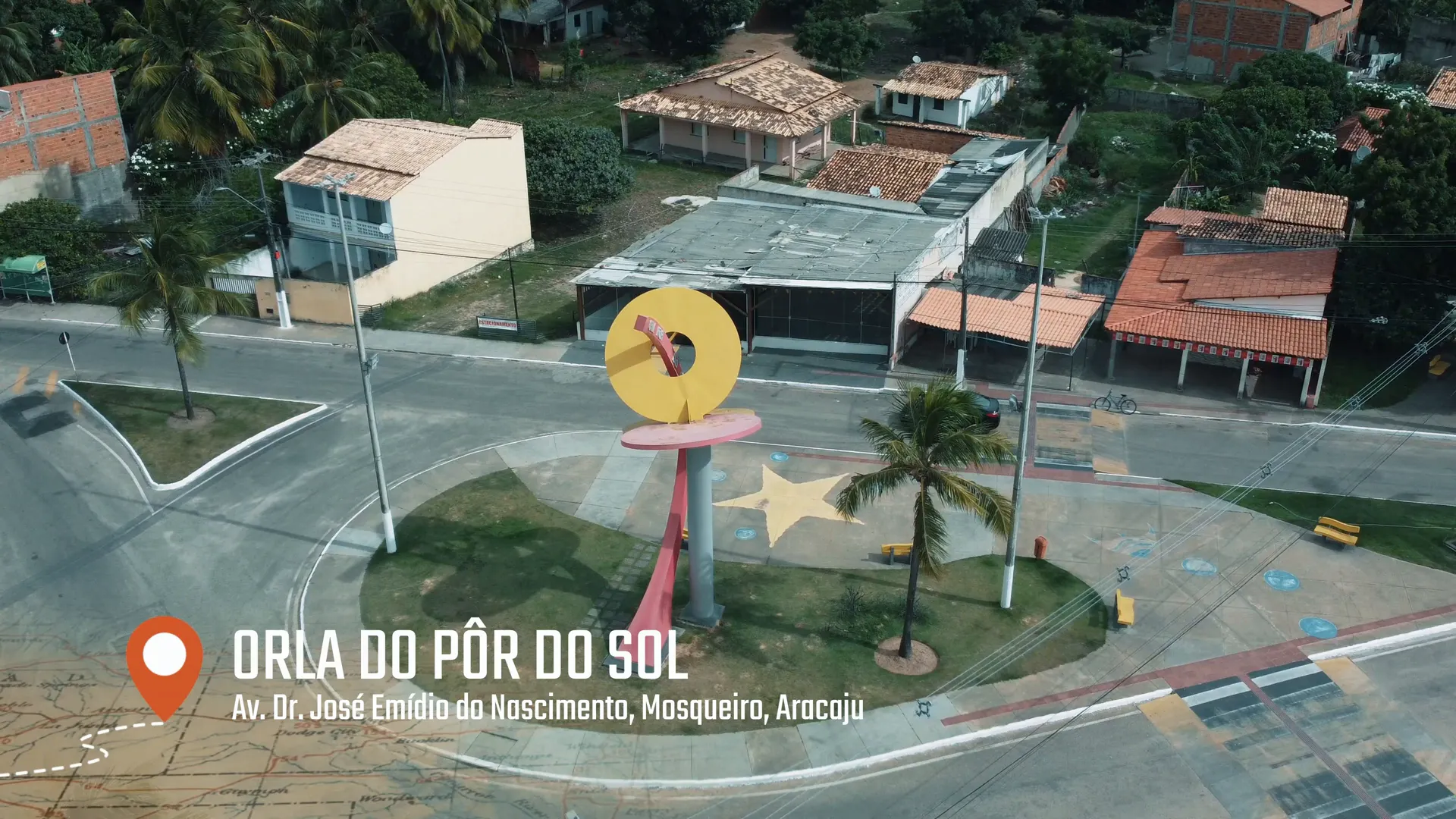 Descubra a Mágica da Croa do Goré em Aracaju 1 Monumento na entrada da Croa do Goré em Aracaju