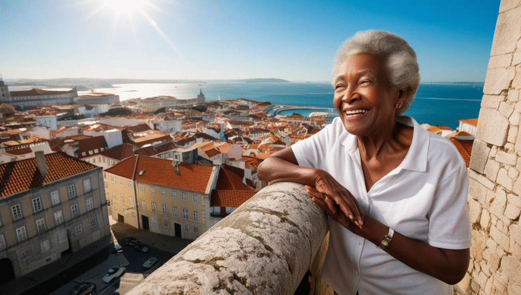Quanto Custa Viajar para Portugal em 2025? Como Economizar? 🇵🇹💼 9 idosa castelo