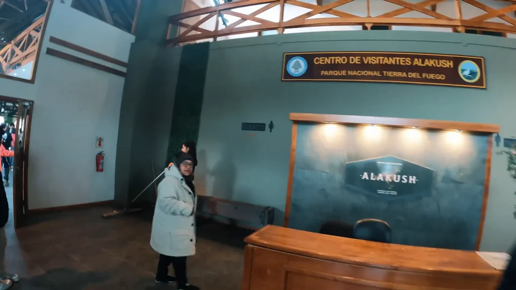 Centro de visitantes no Parque Nacional Terra do Fogo Trem do Fim do Mundo