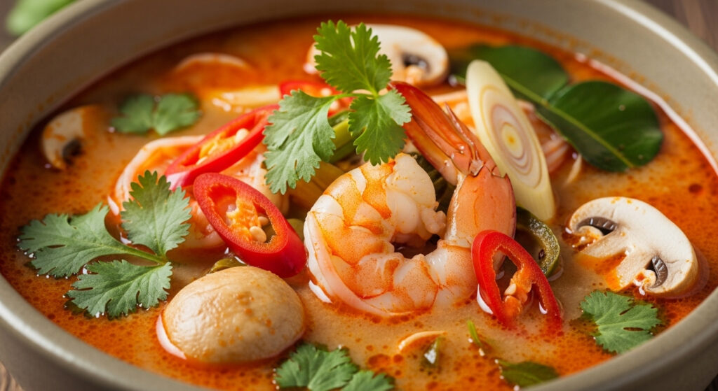 5 Receitas Tailandesas Fáceis de Fazer: Uma Viagem Culinária Inesquecível 6 Tom Yum Goong - A Sopa Picante e Azêda que Desperta os Sentidos