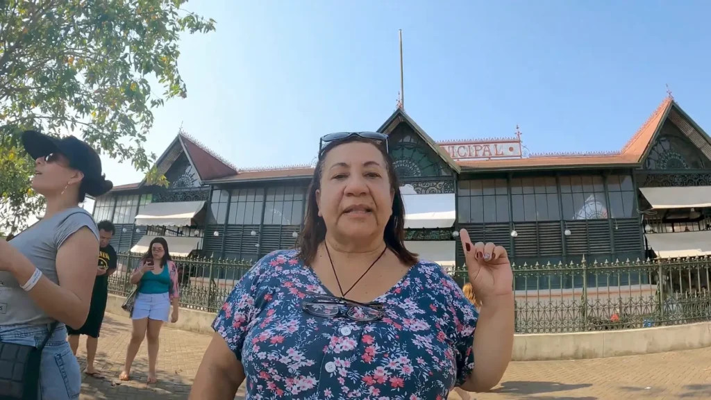 Entrada do Mercado Municipal Adolpho Lisboa em Manaus o que fazer em Manaus