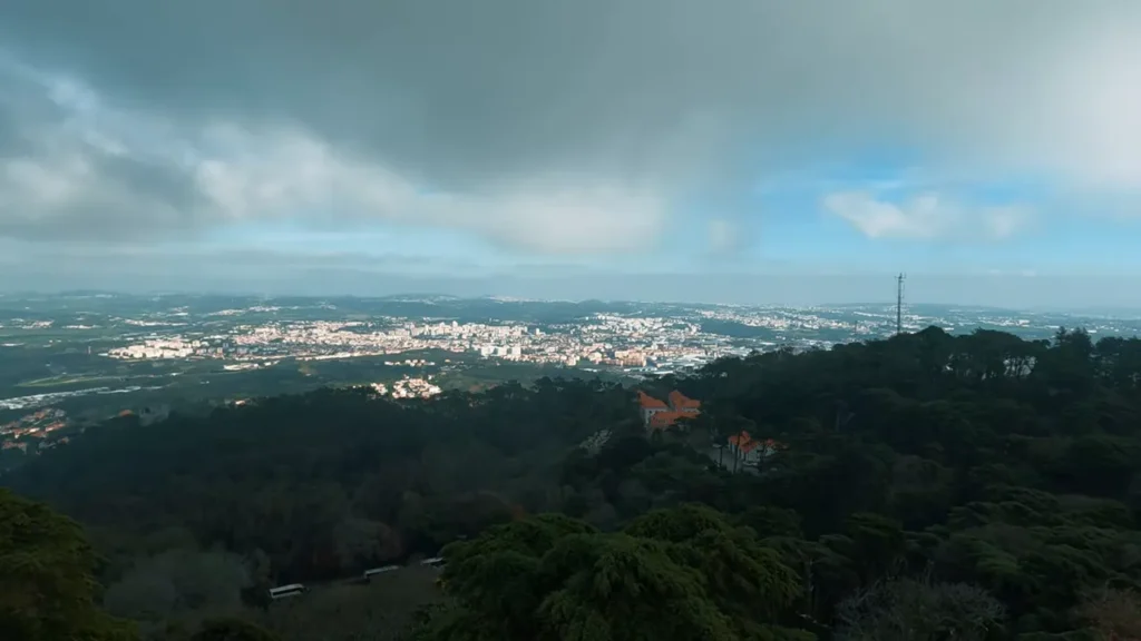 Vista panorâmica do miradouro do Palácio da Pena