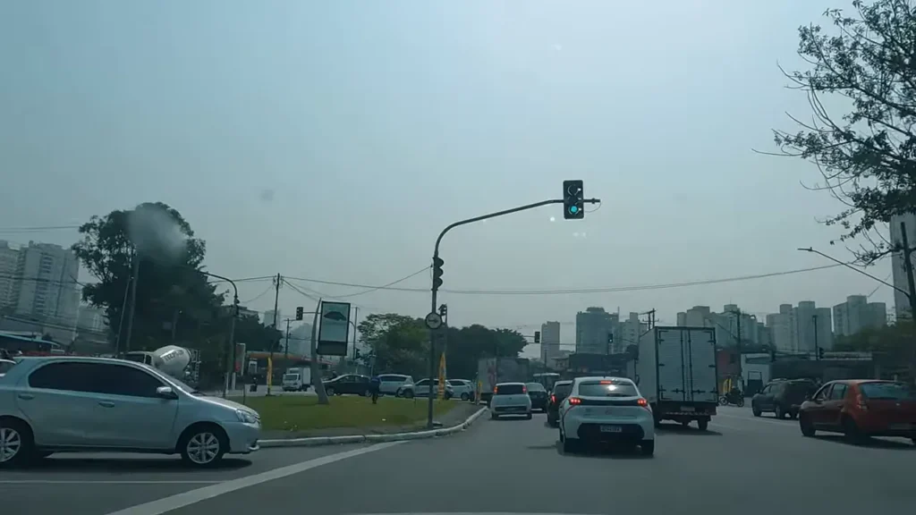 Chegada ao local de atendimento para foto e digitais visto americano