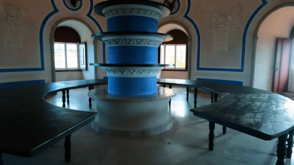 Sala de jantar privada com decoração clássica